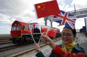 cargo train from china to uk
