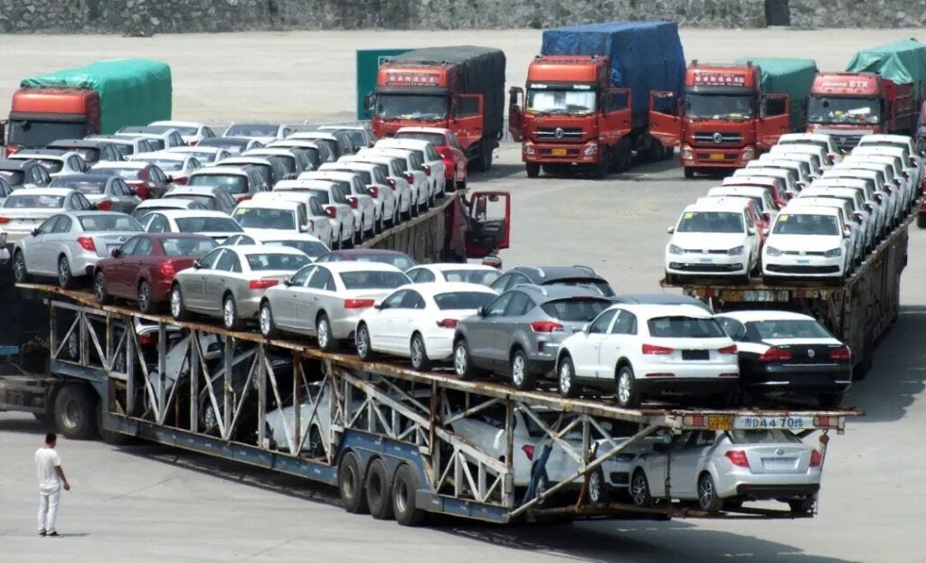 shipping container car