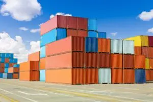 shipping container width